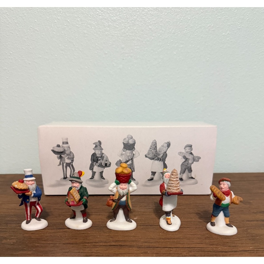 Department 56 Early Rising Elves Set of 5 Accessories Heritage Village #56369